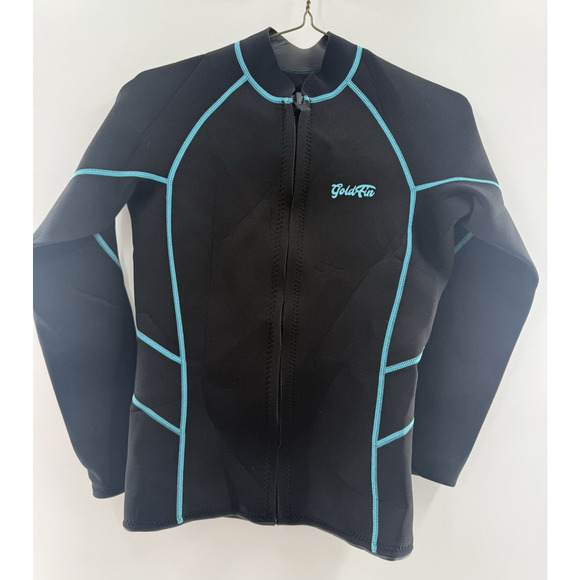 GoldFin Wetsuit Top Women, 2mm Wetsuits Jacket Long Sleeve Neoprene Tops Large - Picture 1 of 8